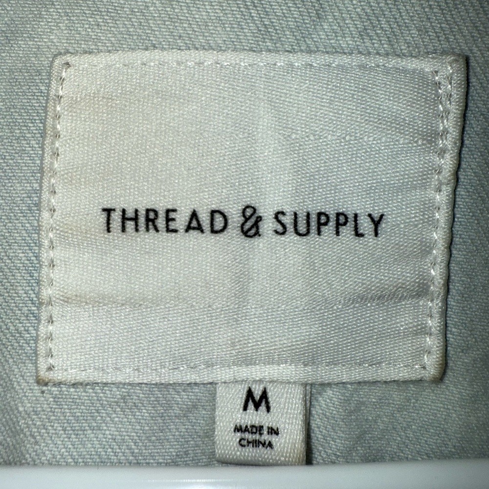Thread & Supply Light Wash Denim Jacket View 2